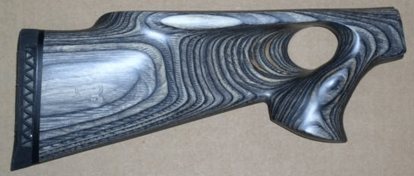 Remington 7400 750 7600 Laminate Thumbhole Black gray stock
