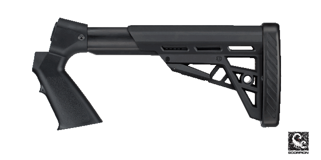Six-Position Adjustable Pistol Grip Style Rifle Shotgun Stock
